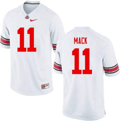 Men's Ohio State Buckeyes #11 Austin Mack White Nike NCAA College Football Jersey On Sale ODX1144MK